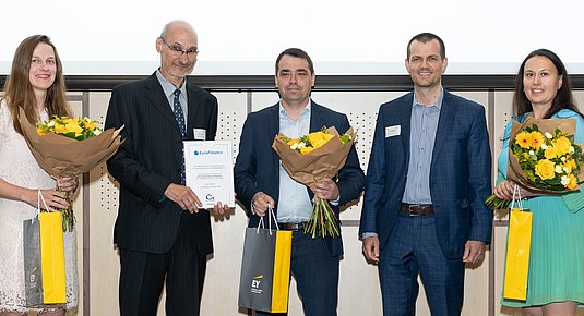 Preisverleihung des Treasury Project of the Year durch die Czech Treasury Association und EY